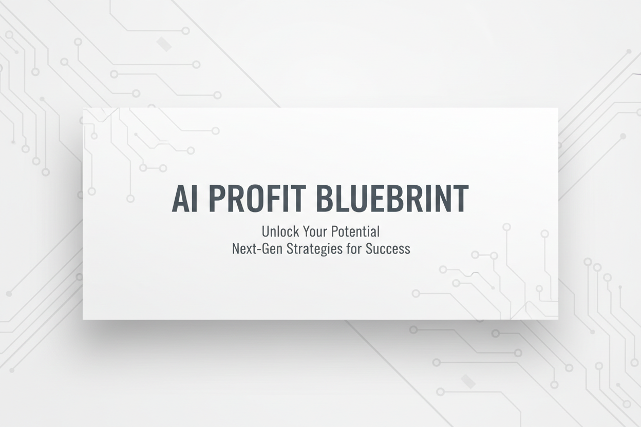 AI PROFIT BLUEPRINT KEEP WHITE THEME