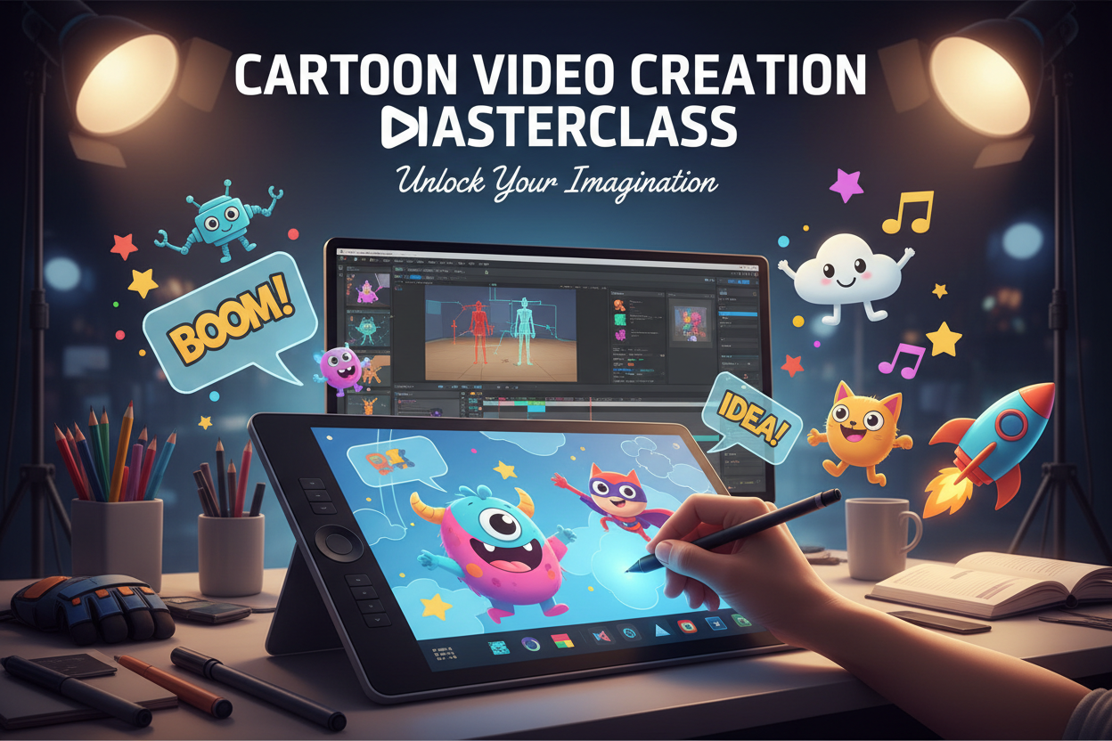  Cartoon Video Creation Masterclass